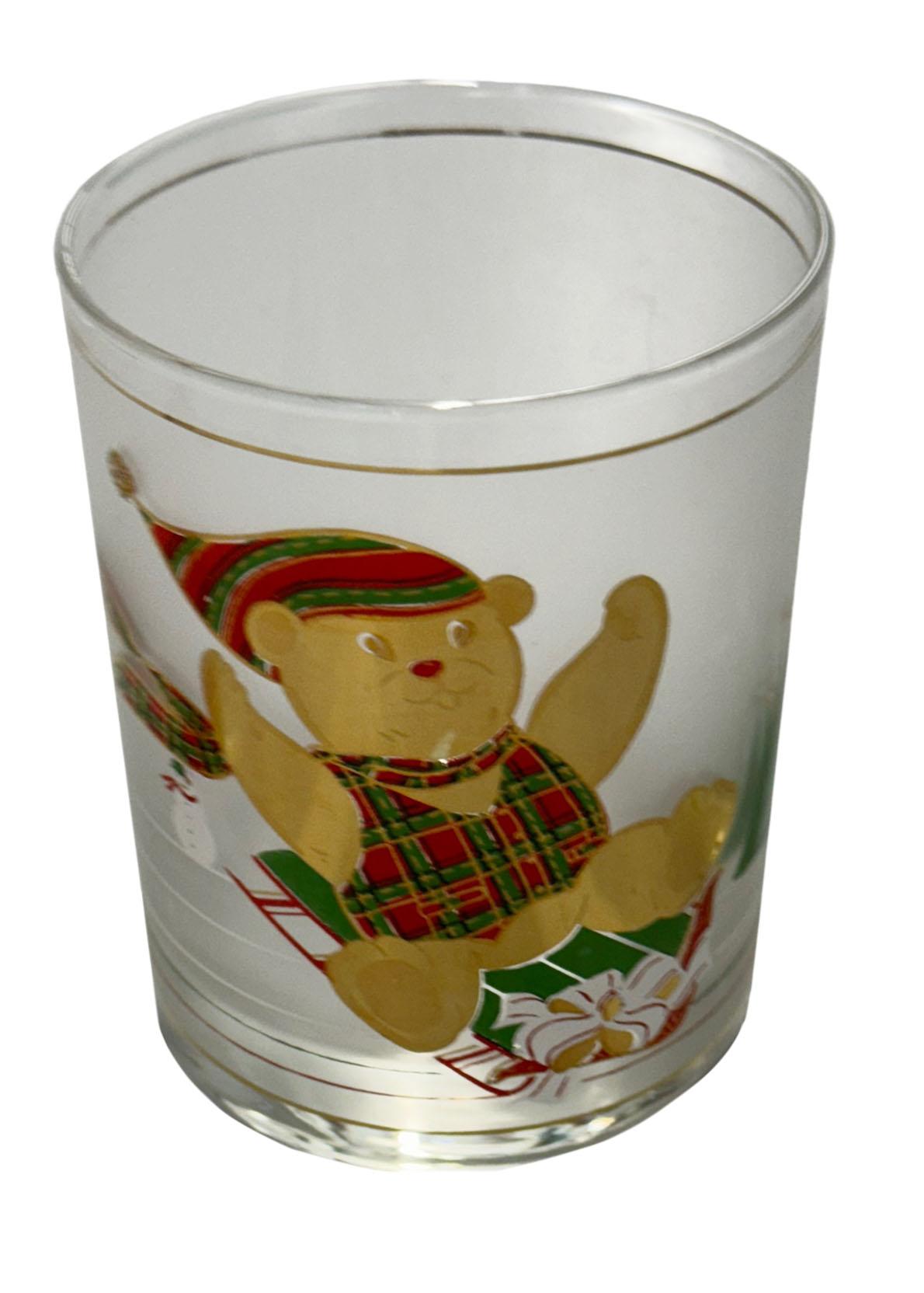 Culver Bears Weihnachtsgläser - Vierer-Set im Zustand „Gut“ im Angebot in Clearwater, FL