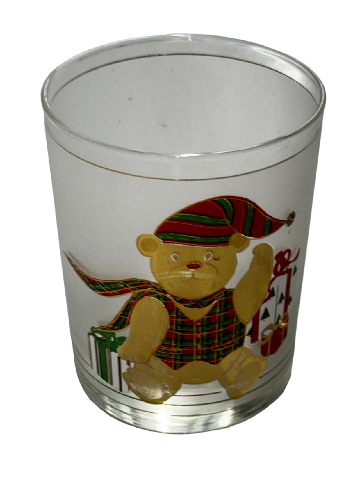 Culver Bears Weihnachtsgläser - Vierer-Set (Ende des 20. Jahrhunderts) im Angebot