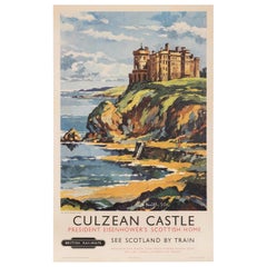 "Culzean Castle, President Eisenhower's Scottish Home" 1950s Railways Poster