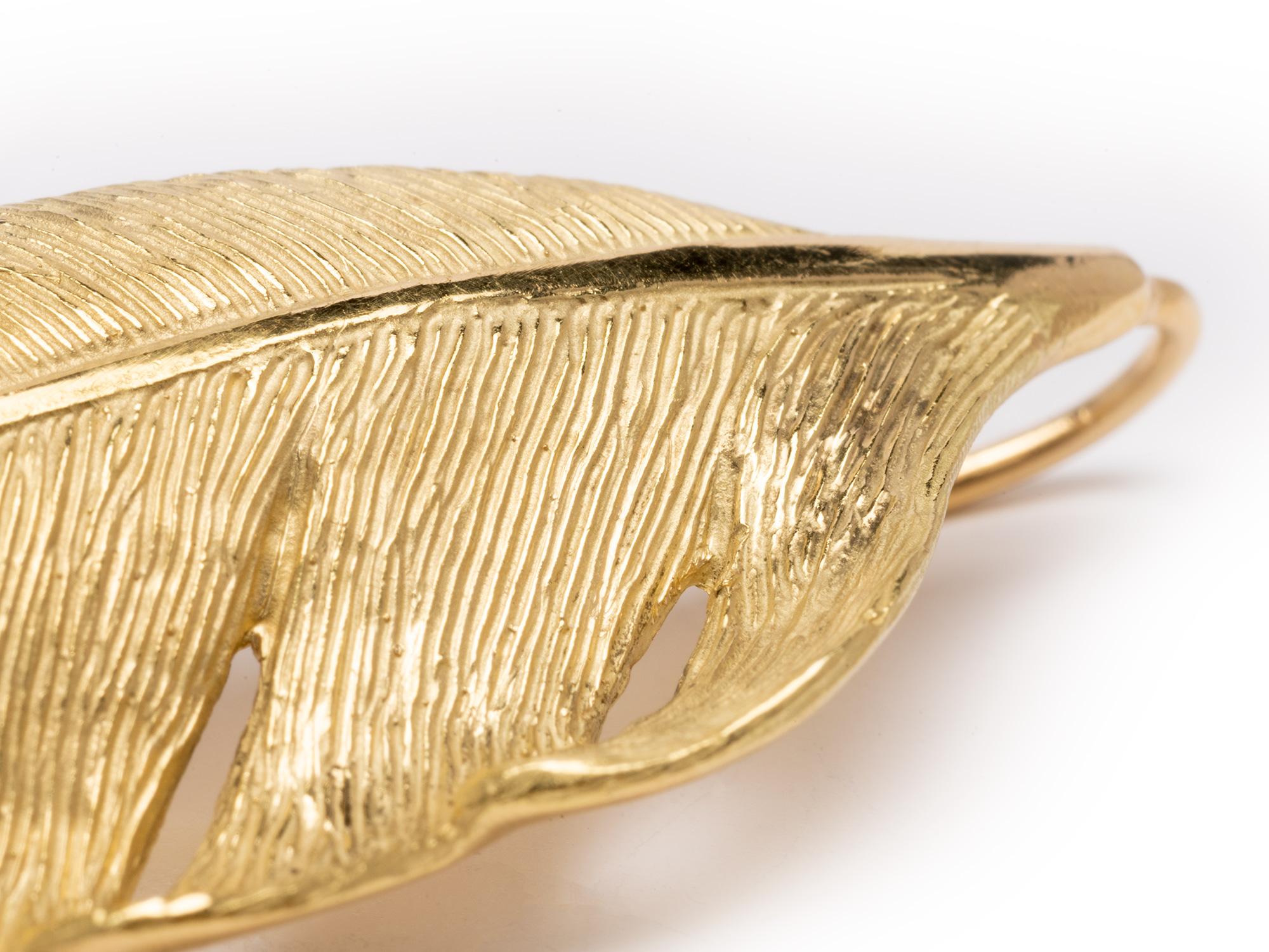 Orecchini di piume Cummings in vendita 1