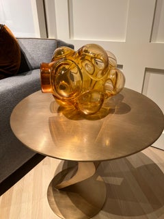 Cumulo Aurora Barrel Vase, Hand Blown Glass - Made to Order