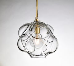 Cumulo Clear, lampada a sospensione, vetro soffiato a mano - Hand Made