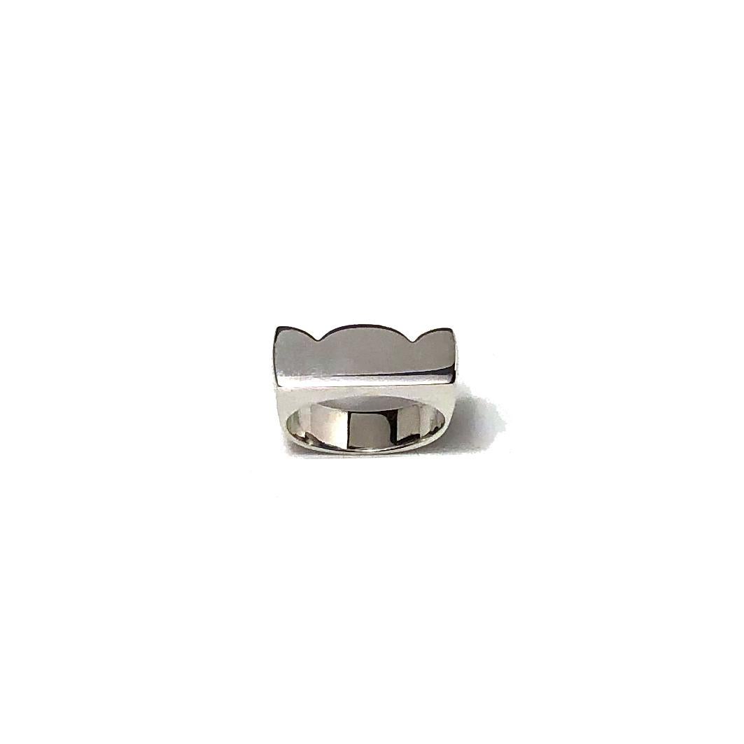 For Sale:  Cumulus Ring Set in Mixed Metals, Brenna Colvin, Building Blocks Collection 5