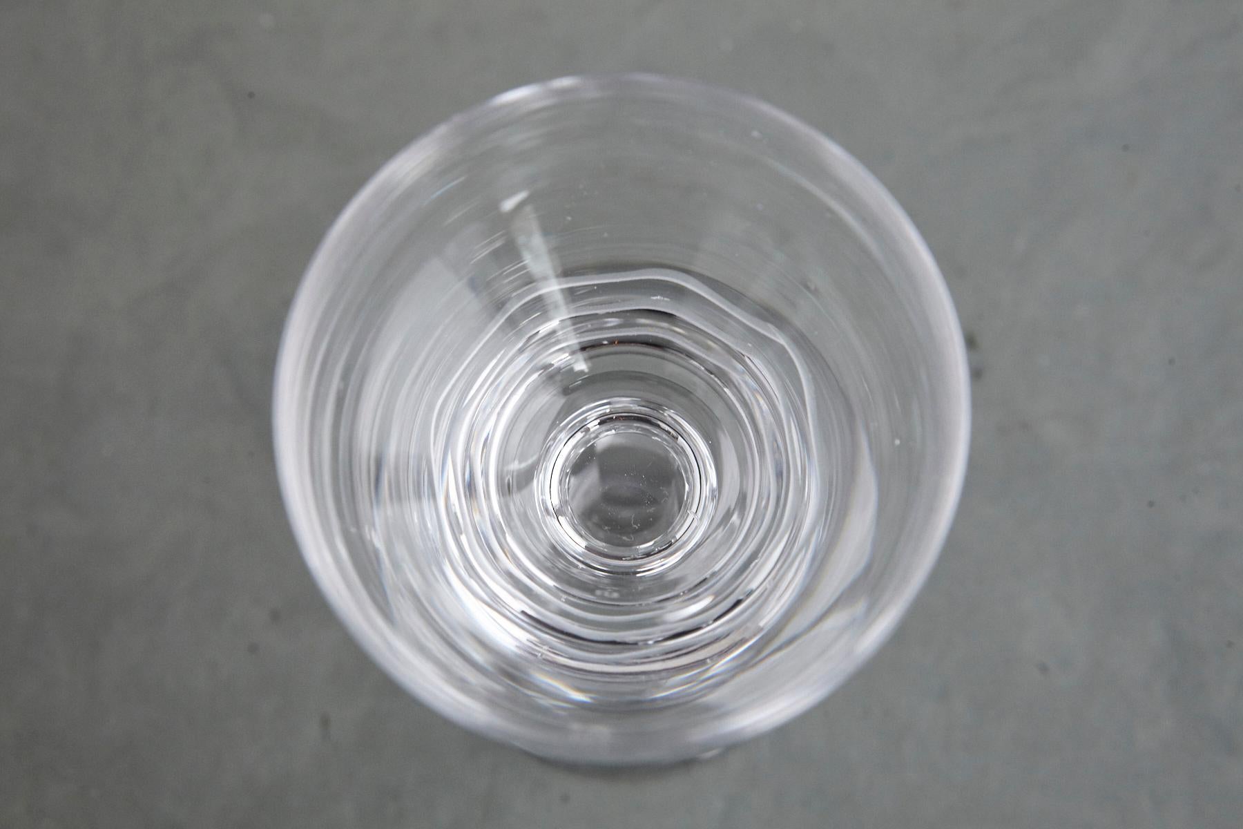 Cunard Line RMS Queen Elizabeth, Stuart Crystal Set of 6 Glasses in Box, 1940s 3