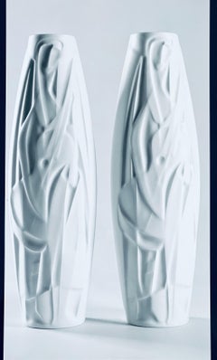 Cuno Fischer for Rosenthal 'Studio', ‘the Lute Player’, Porcelain, Germany, 1970