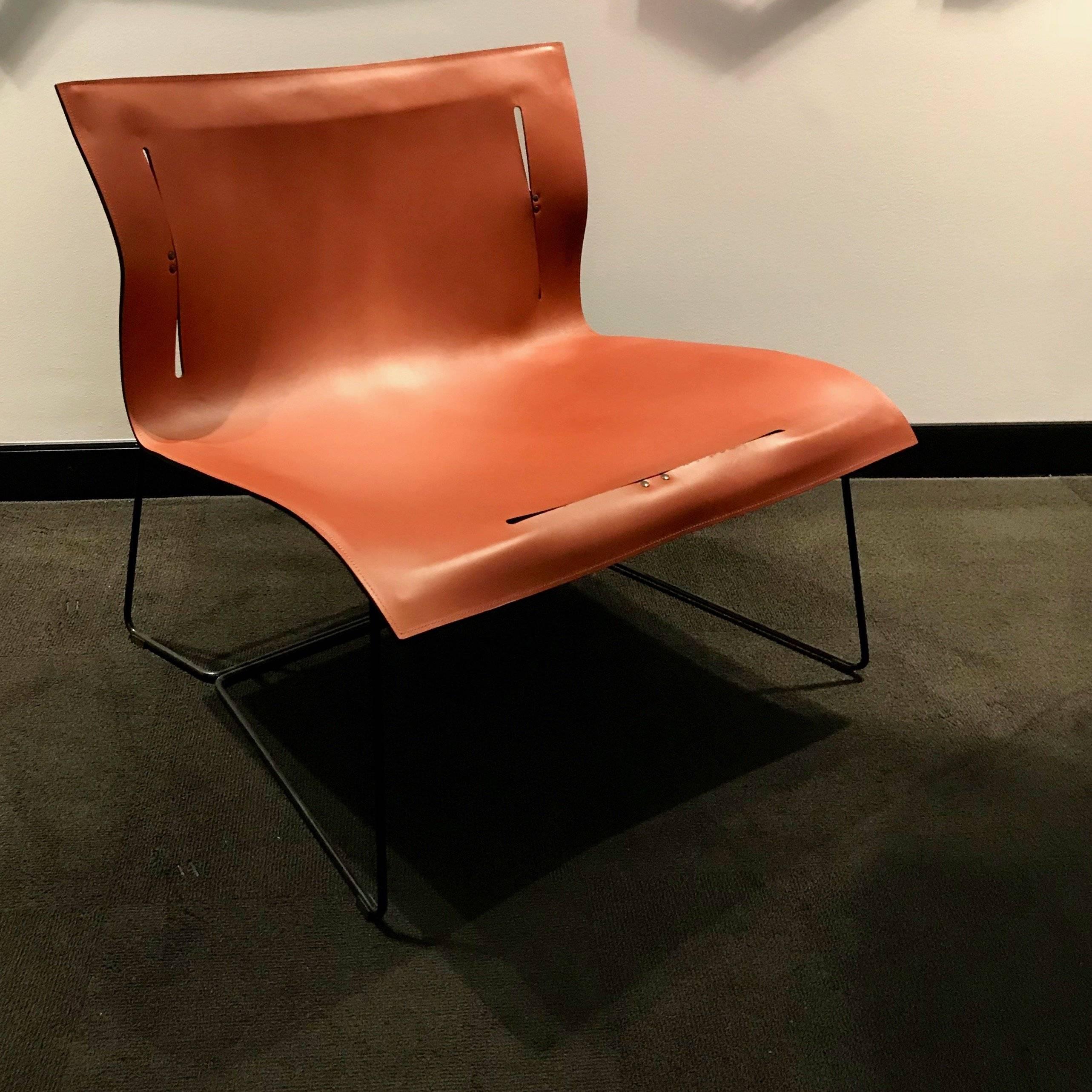 Cuoio Lounge Chair by EOOS for Walter Knoll In Excellent Condition For Sale In Sydney, AU