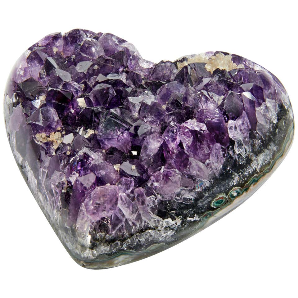 Cuore Objet, Heaert Mini in Amethyst by Anna Rabinowitz at 1stDibs