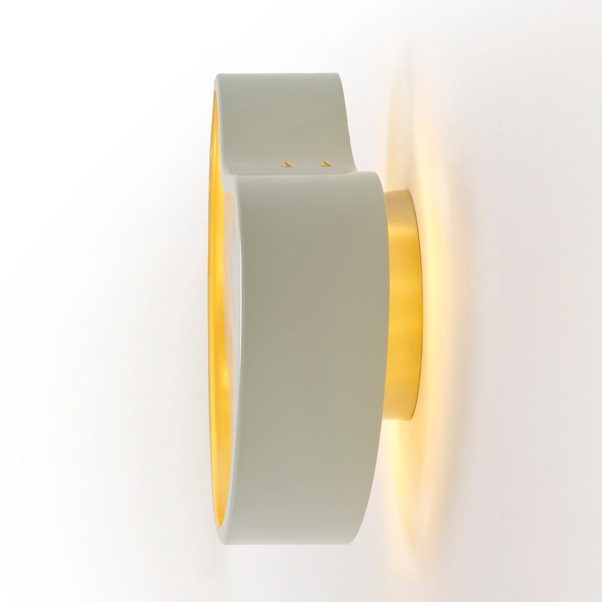 Contemporary Cuore Wall Light by Gaspare Asaro. Backlit Version. Bronze Finish For Sale