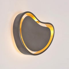 Cuore Wall Light by Gaspare Asaro. Backlit Version. Pewter Finish