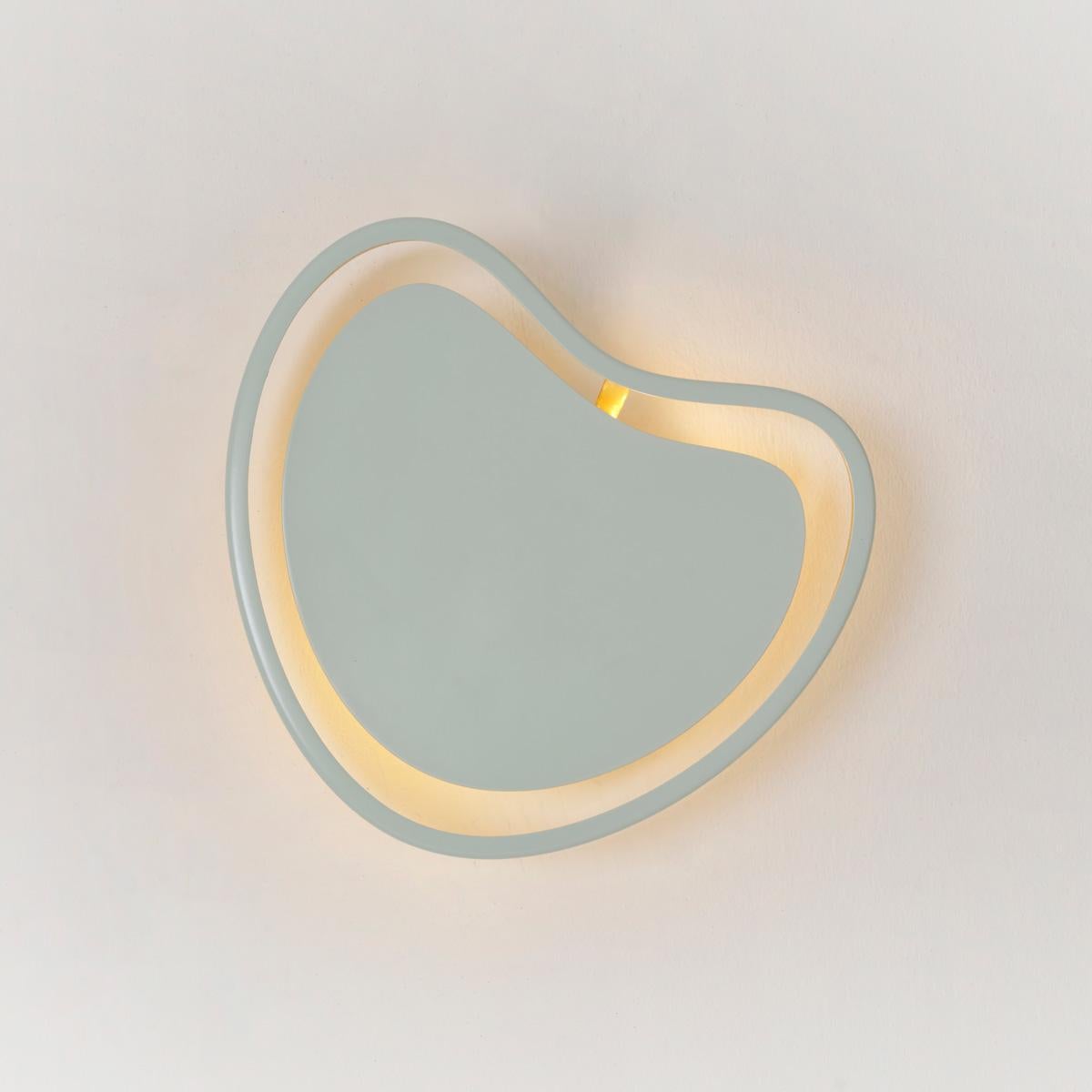 Cuore Wall Light de Gaspare Asaro. Version rétro-éclairée. Finition blanc sable Neuf - En vente à New York, NY
