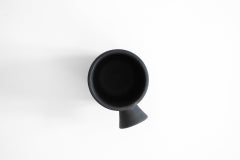 Cup Charred Vase in "Barro Preto" Handcrafted in Portugal by Origin Made