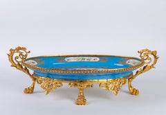 Cup in Sèvres Porcelain and Gilded Bronze