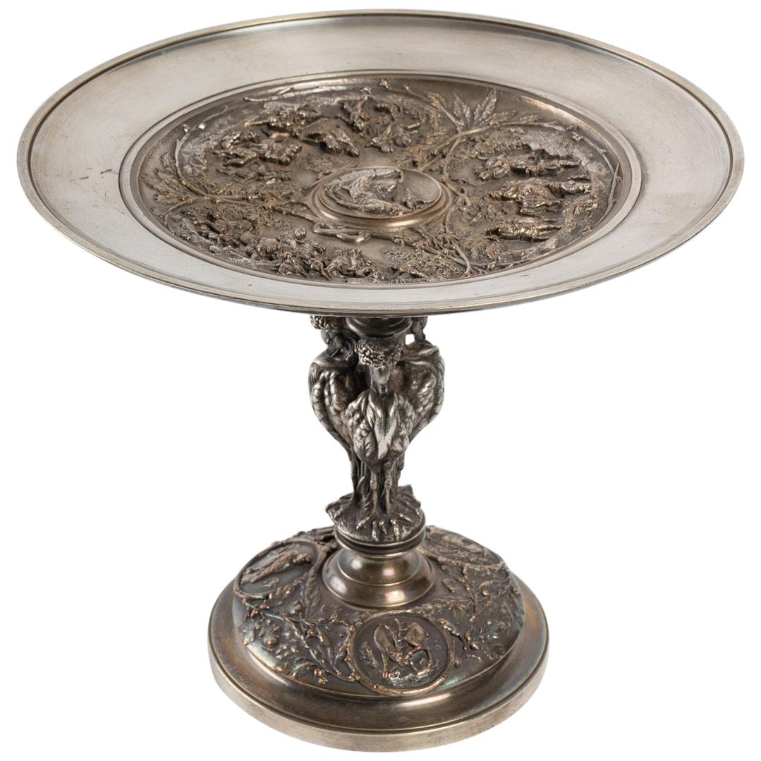 Cup in Silvered Bronze, 19th Century