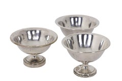 Cup in silvered metal, 1950’s