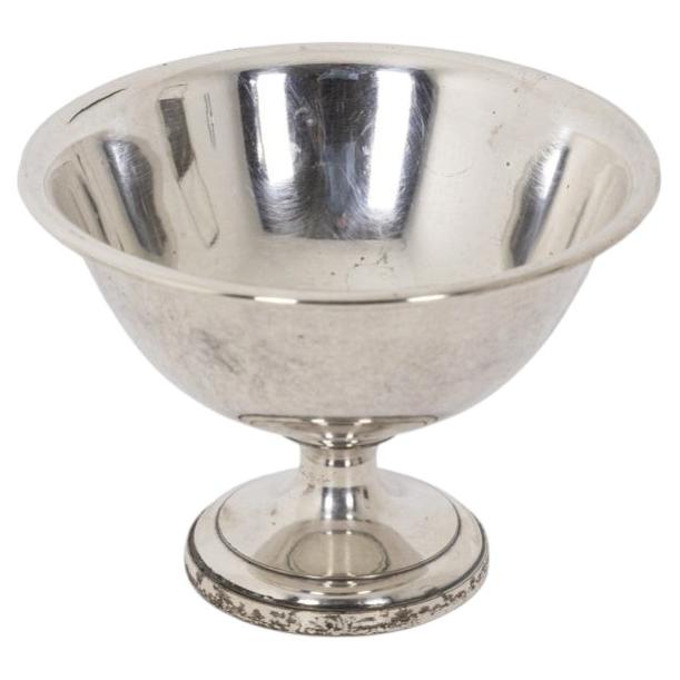 Cup in silvered metal, 1950’s For Sale