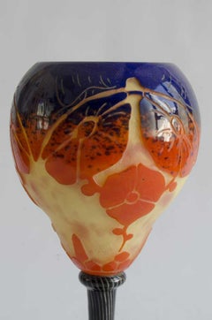 Cup Le verre francais 'Pegonias' Art Deco  Charles Schneider