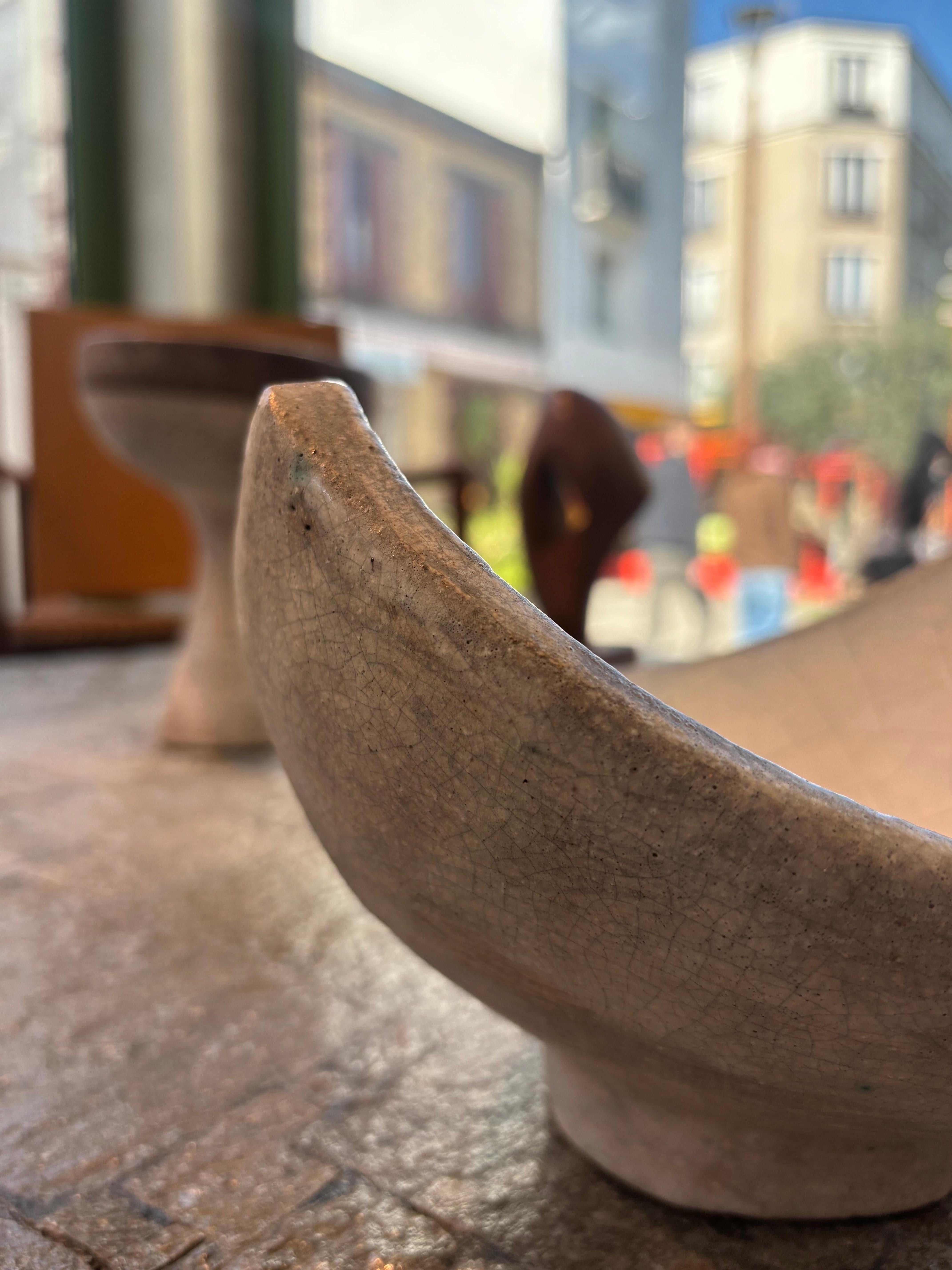 Fin du 20e siècle Coupe lune par André Borderie en vente