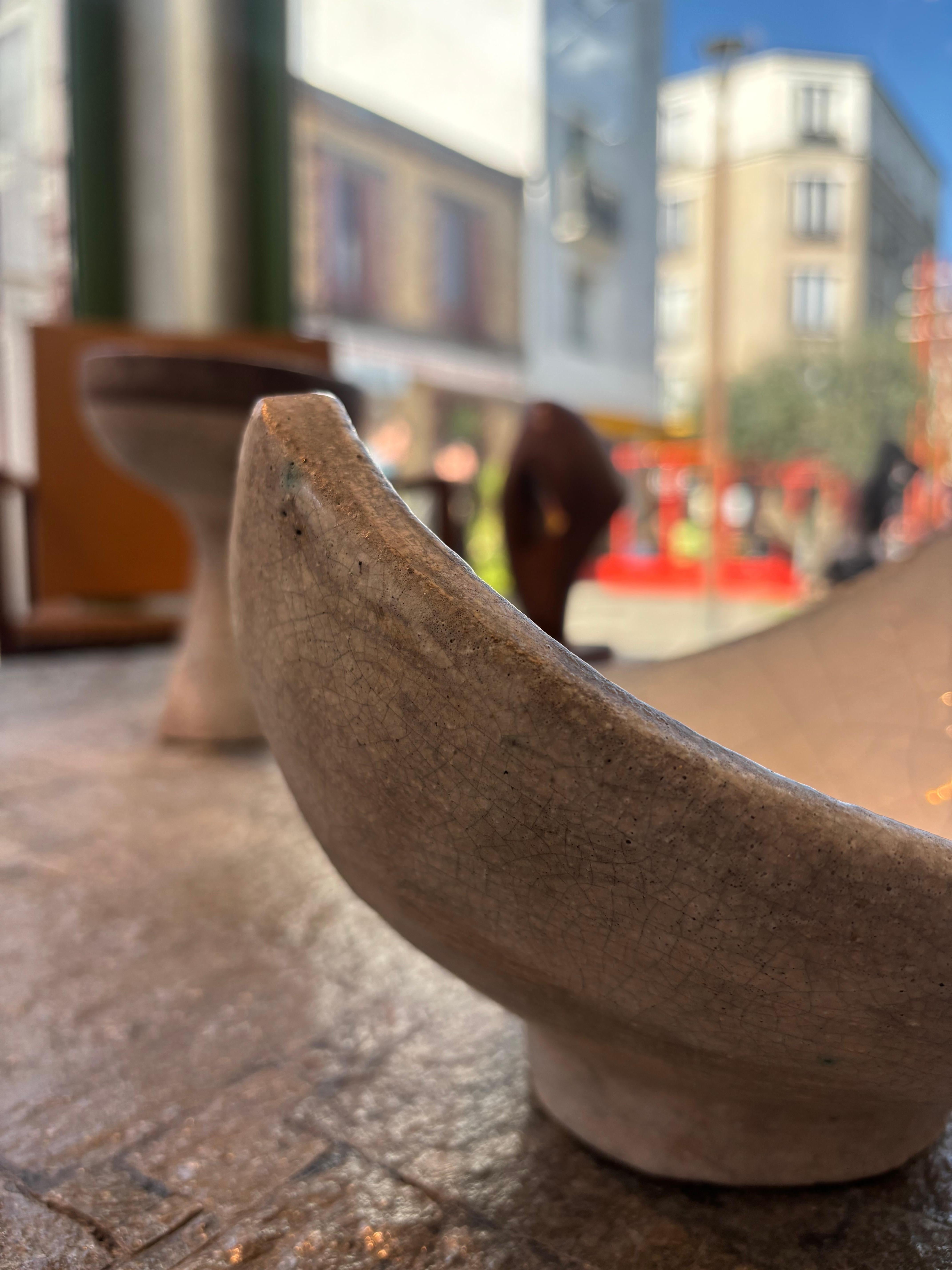 Céramique Coupe lune par André Borderie en vente