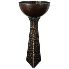 Cup Vase in Dark Bronze by FAKASAKA Design