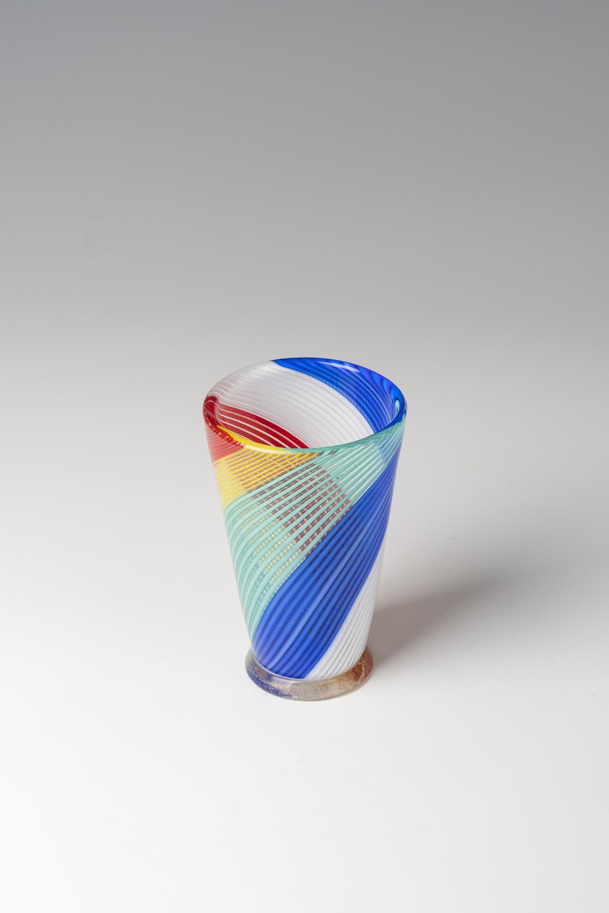 Vaso a coppa ''mezzafiligrana'' 1950 In condizioni buone in vendita a Zurich, CH