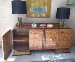Cupboard Style: Art Deco with Bar in Wood, French 1930