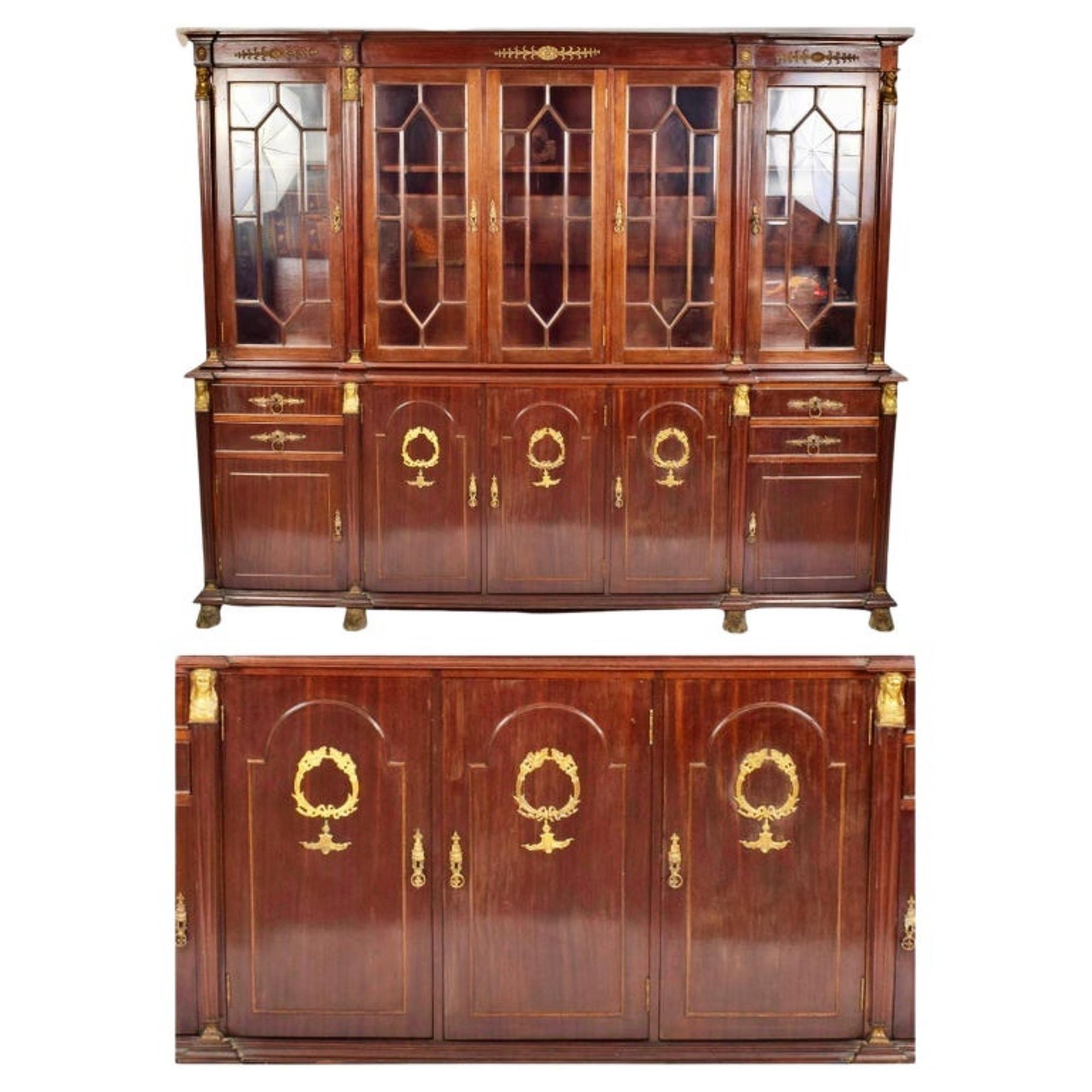 19th Century Cupboard Empire Style, 19/20th Century, France For Sale
