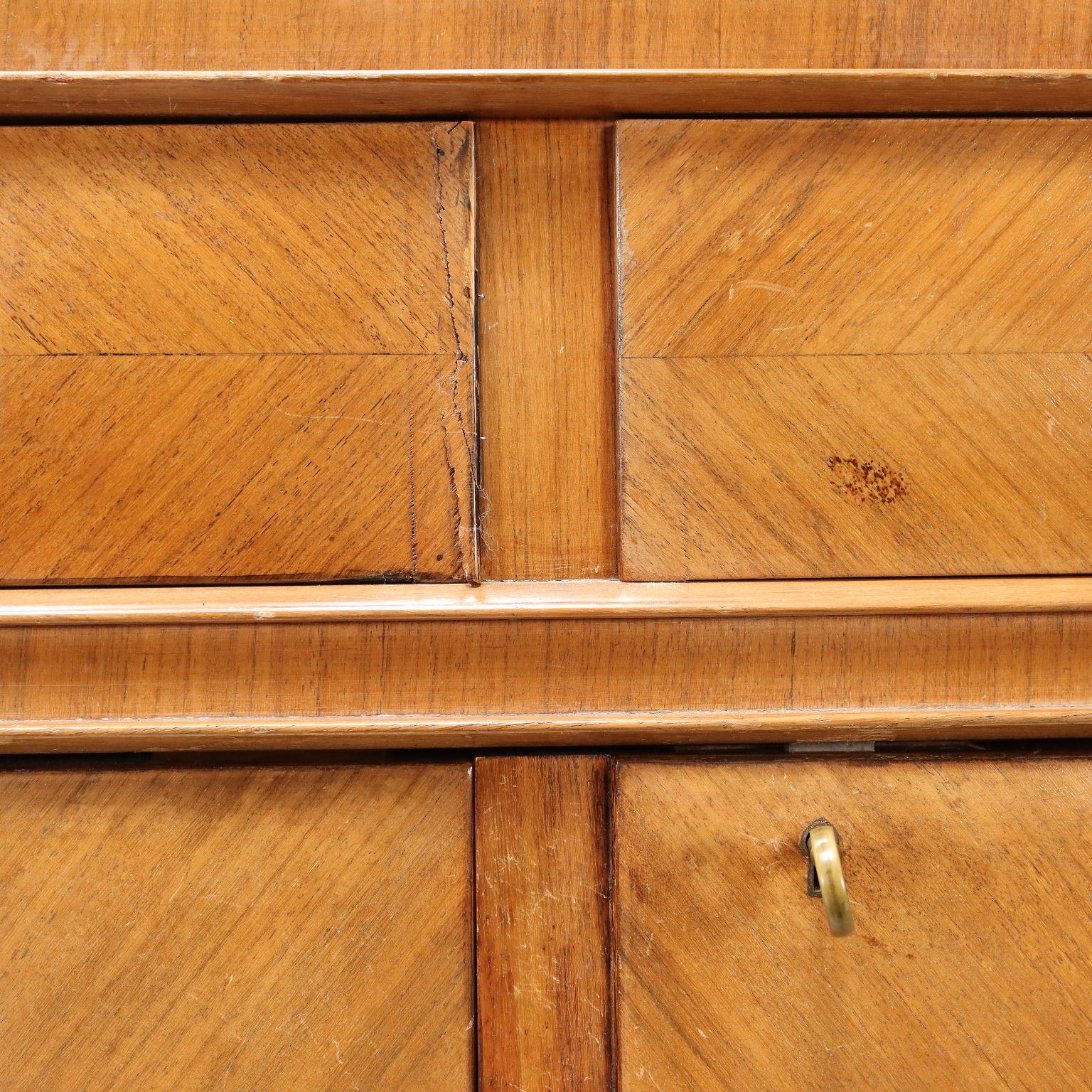 Cupboard Exotic Wood, Italy, 1950s 4
