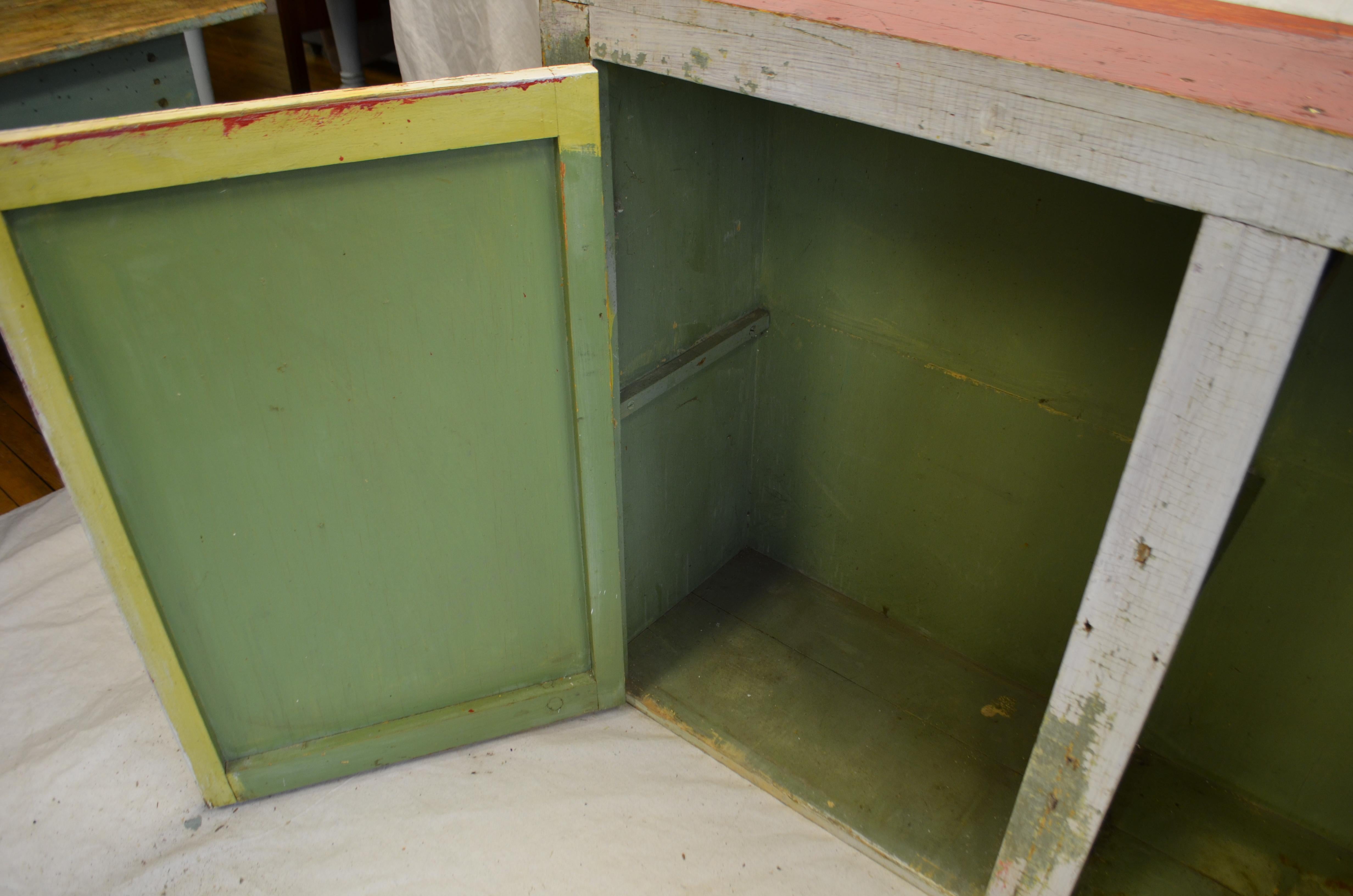 20th Century Cupboard Freestanding from Mid-1900s for Hallway, Kitchen or Entranceway Storage