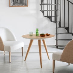 Cupertino Tea with Raffia Sand legs Bistro Table from the Collezione Riviera