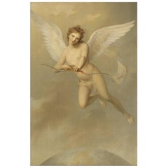 Cupid, after Rococo Revival Oil Painting by Fredric Westin