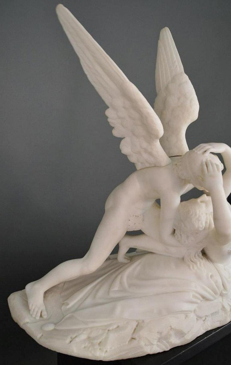 Cupid and Psyche Marble Sculpture after Antonio Canova at 1stDibs