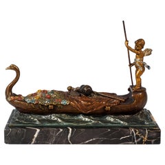 Sculture figurative in metallo