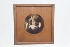 Cupid Awake and Cupid Asleep framed photographs
