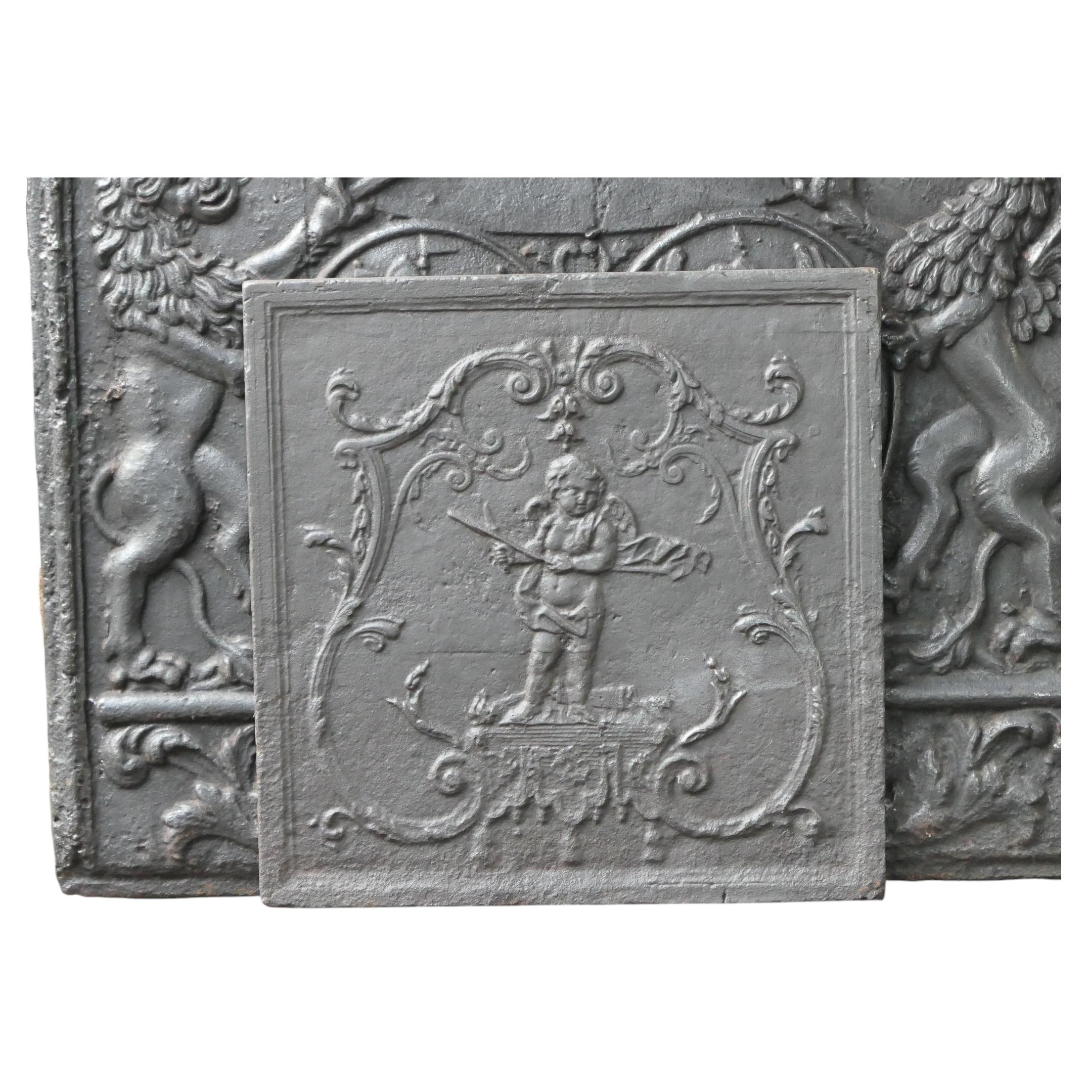 Cupid-Kaminrückwand, Frankreich, 18. Jahrhundert