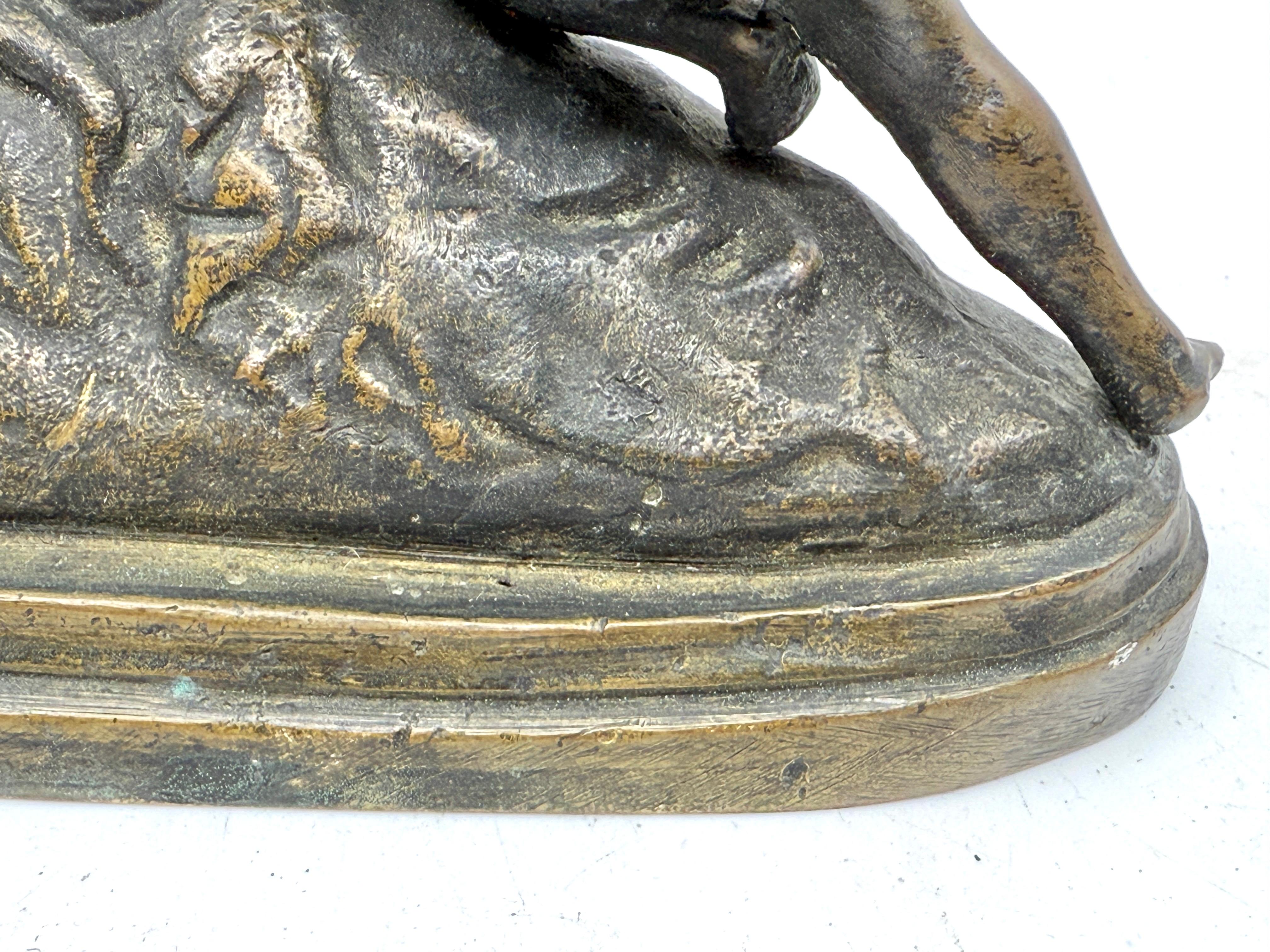 Cupid & Psyche Bronze Neoclassical Grand Tour Souvenir Bronze after Canova 2