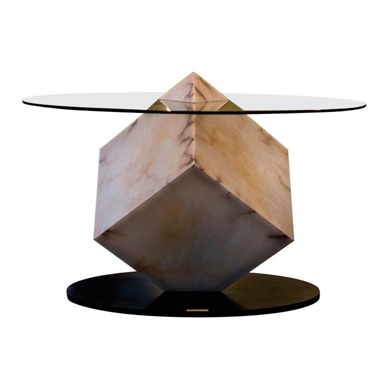 Cupiditas Contemporary Design Dining Table Marble Glass Led Cupiditas Contemporary Design Dining Table Marble Glass Led Lights For