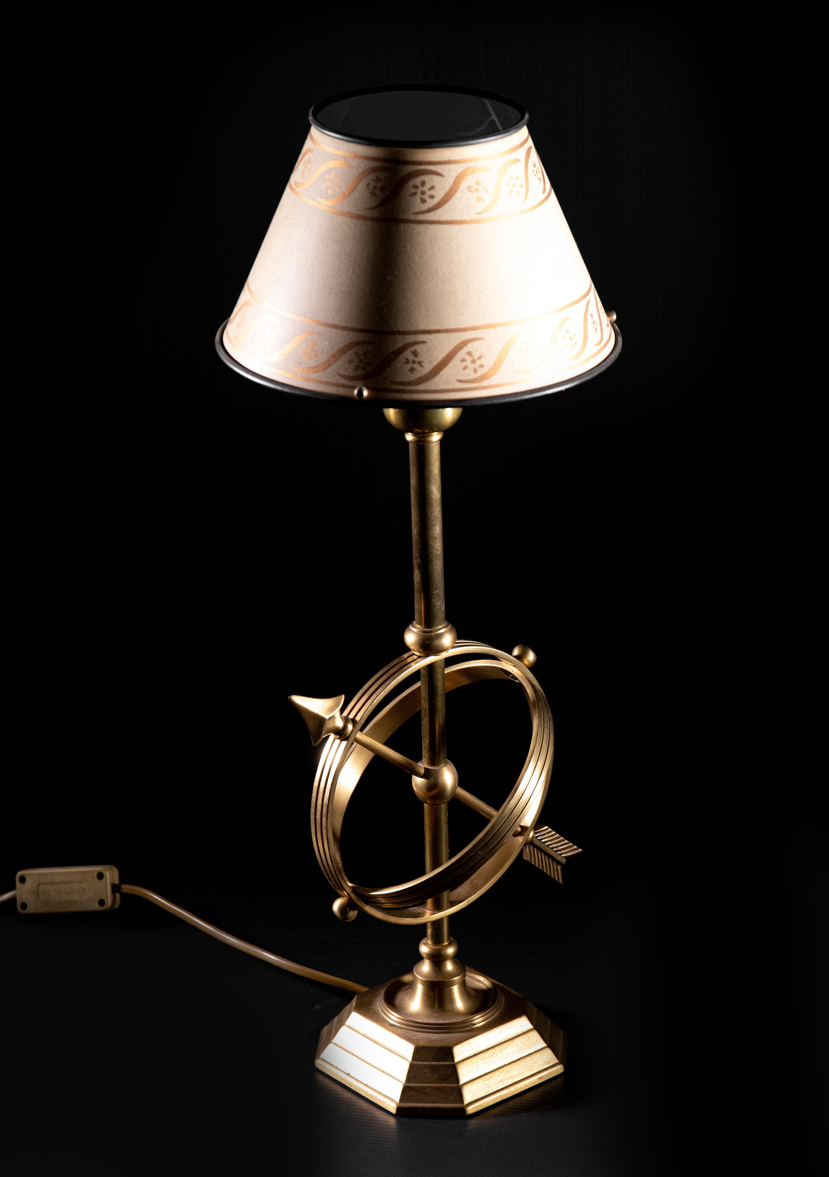 Cupido Brass Table Lamp, Italy Mid-20th Century 1