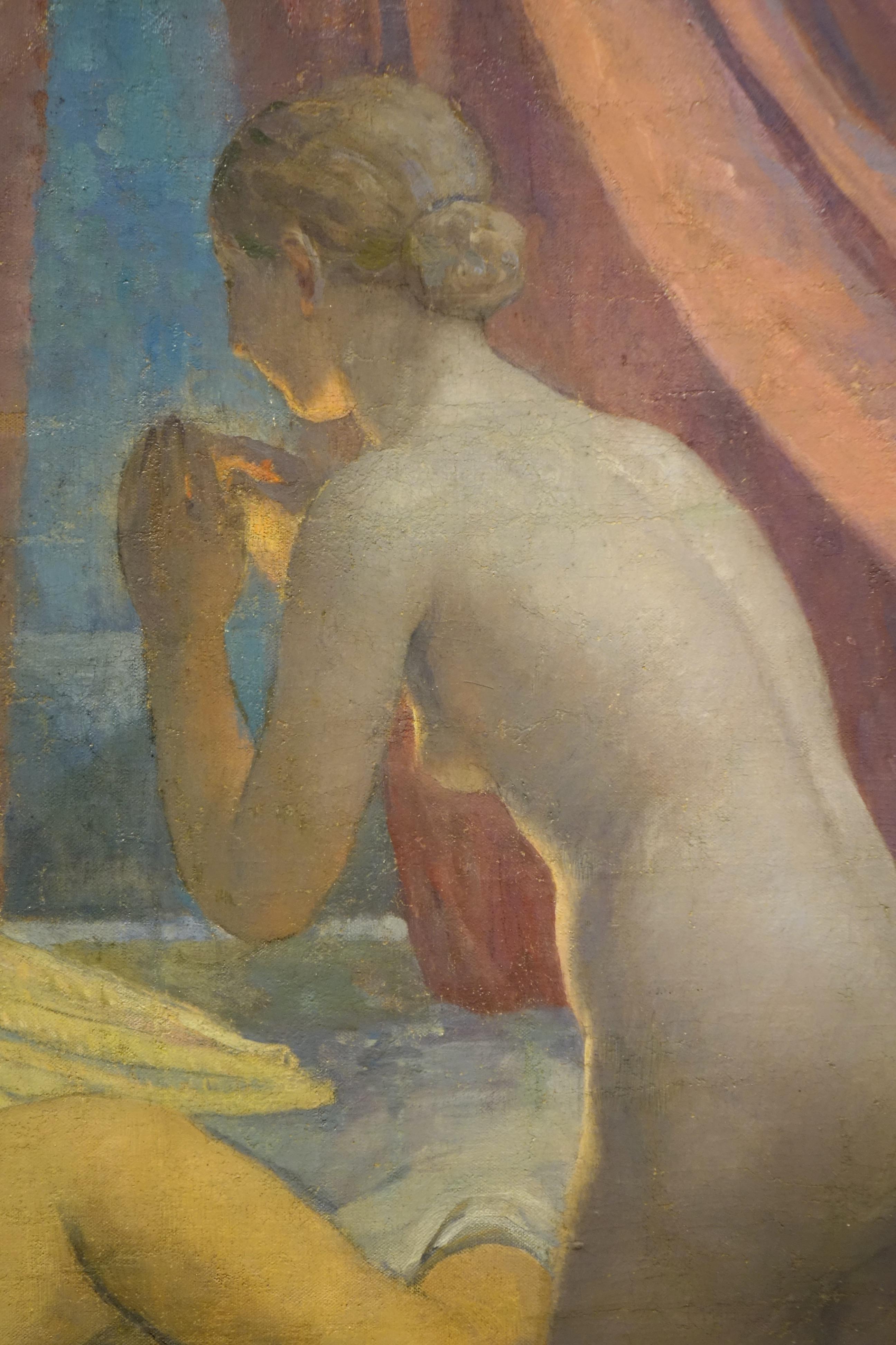 Il sonno di Cupido, A&M. RAYNOLT ca. 1925-1930 In condizioni buone in vendita a PARIS, FR
