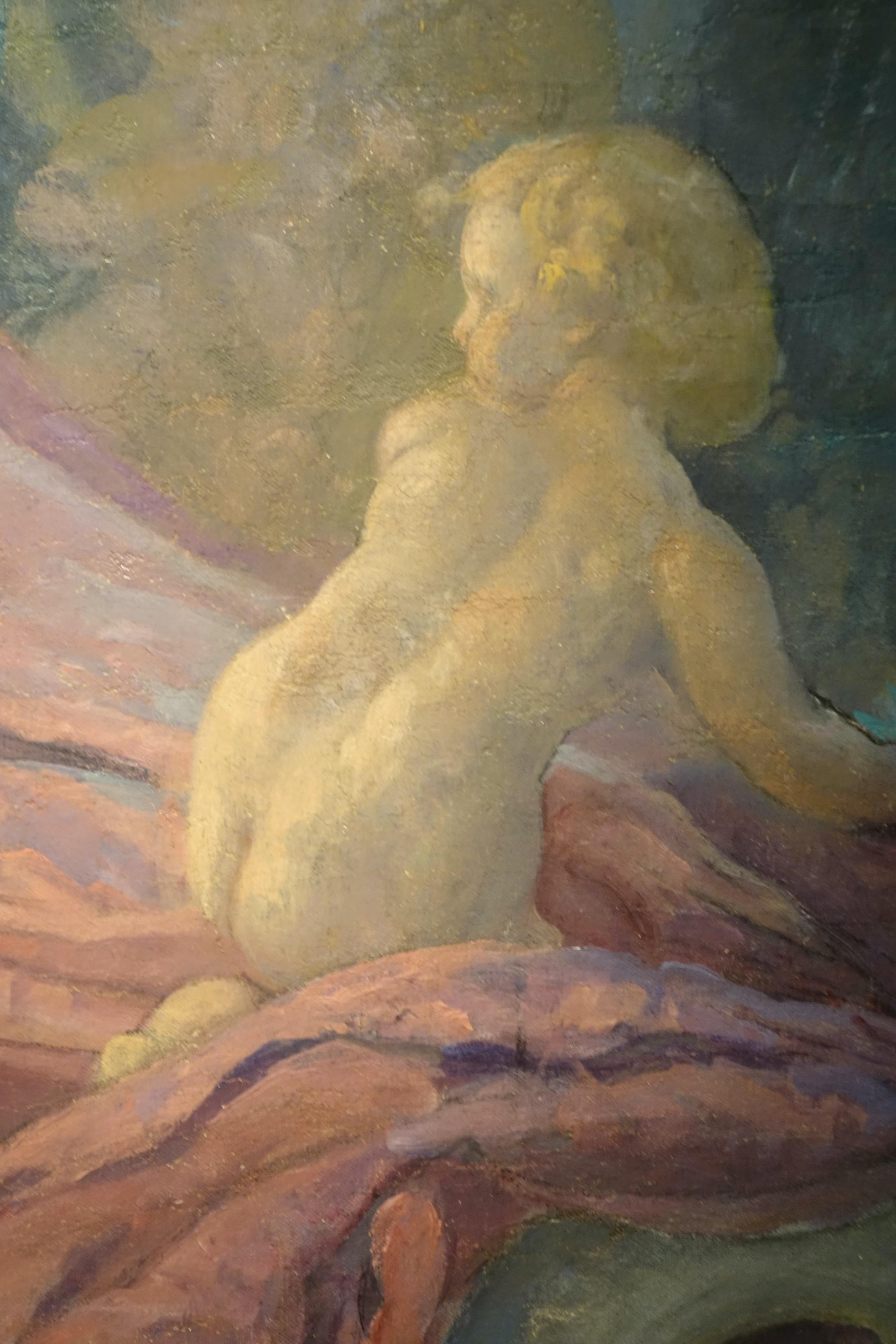 Il sonno di Cupido, A&M. RAYNOLT ca. 1925-1930 in vendita 1