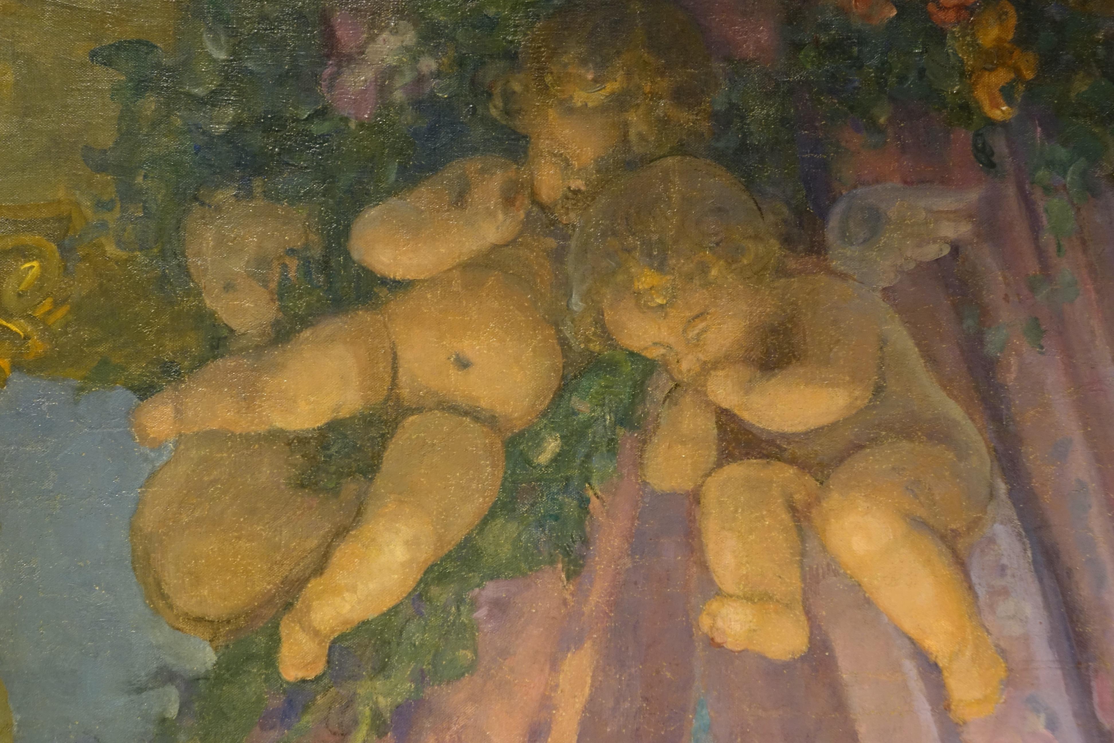 Il sonno di Cupido, A&M. RAYNOLT ca. 1925-1930 in vendita 2