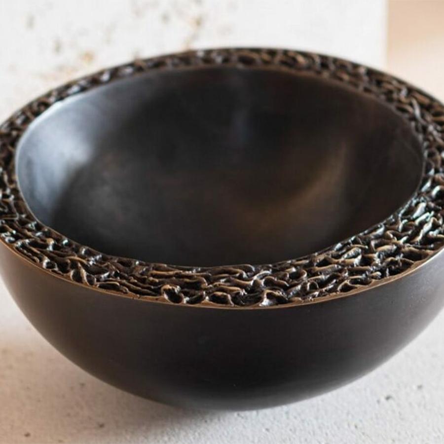 Hand-Crafted Cupola Bronze Bowl For Sale