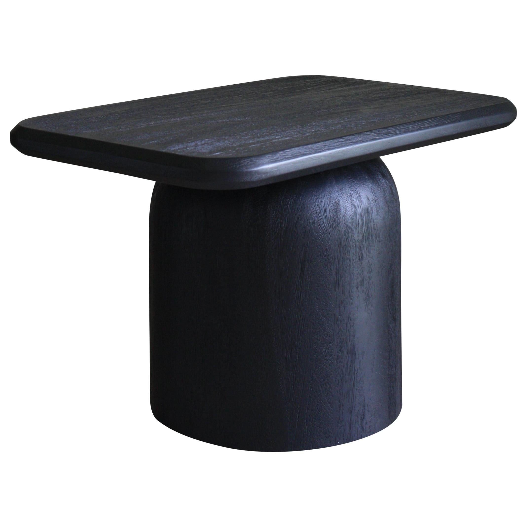 Black stained Conacaste wood hollow center for weight in base and solid wood top.

Part of Labrica's Arco collection was inspired by Spanish Colonial Architecture found in Antigua Guatemala.

We played with architectural elements such as arches and