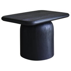 Rechteckiger Cupola-Tisch mit schwarzem Edelstahl