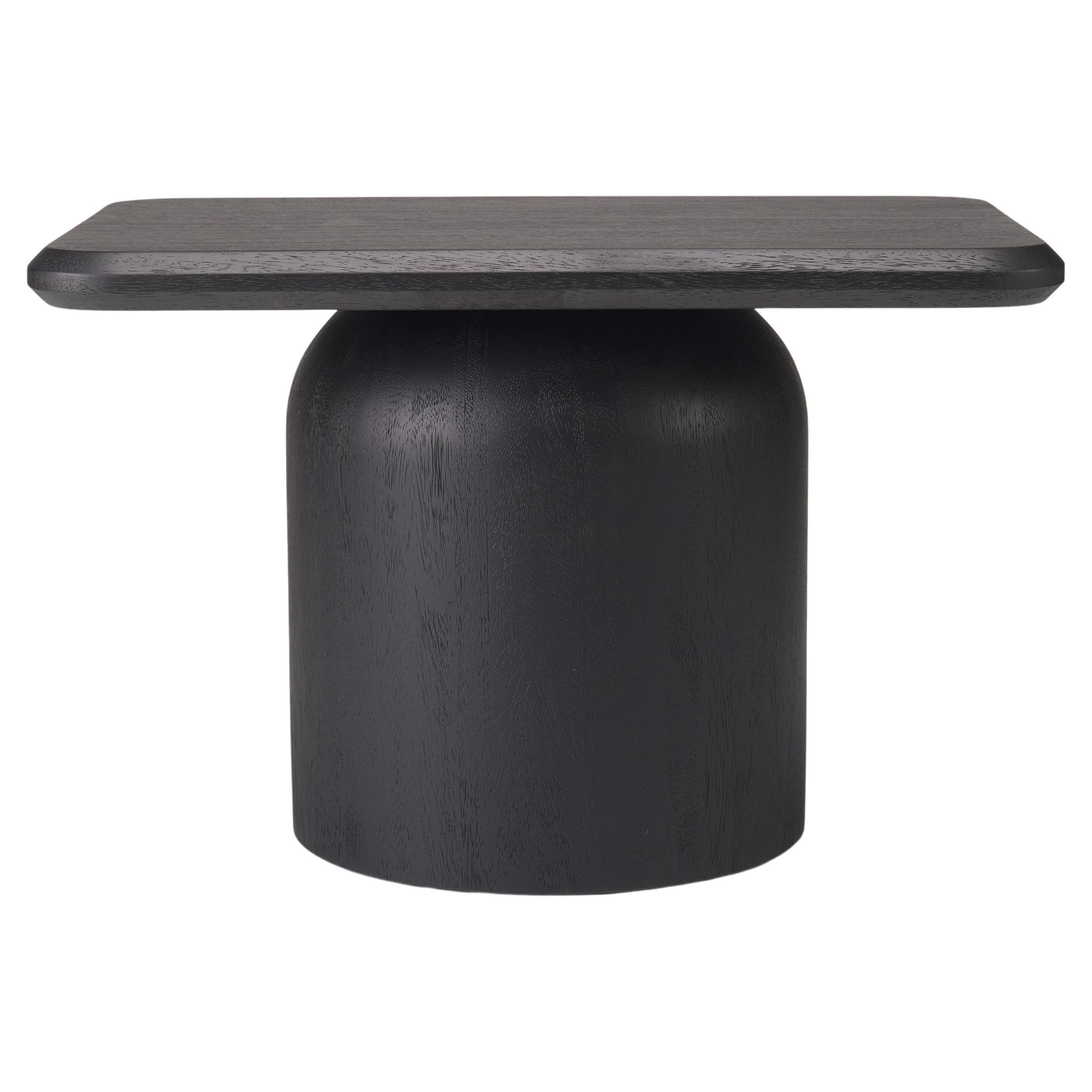 Table rectangulaire Cupola teinture noire en vente