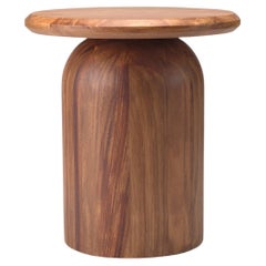 Antique Cupola Round Table Conacaste Wood