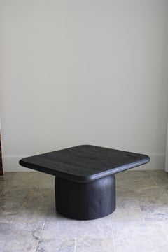 Cupola Square Table Black Stain