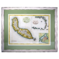 Antique Curaçao map - C. van Baarsel en zoon