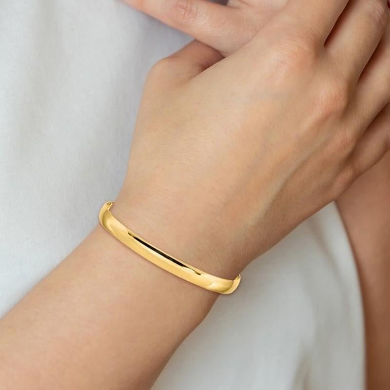 Curata Solid 14k Yellow Gold 7.75