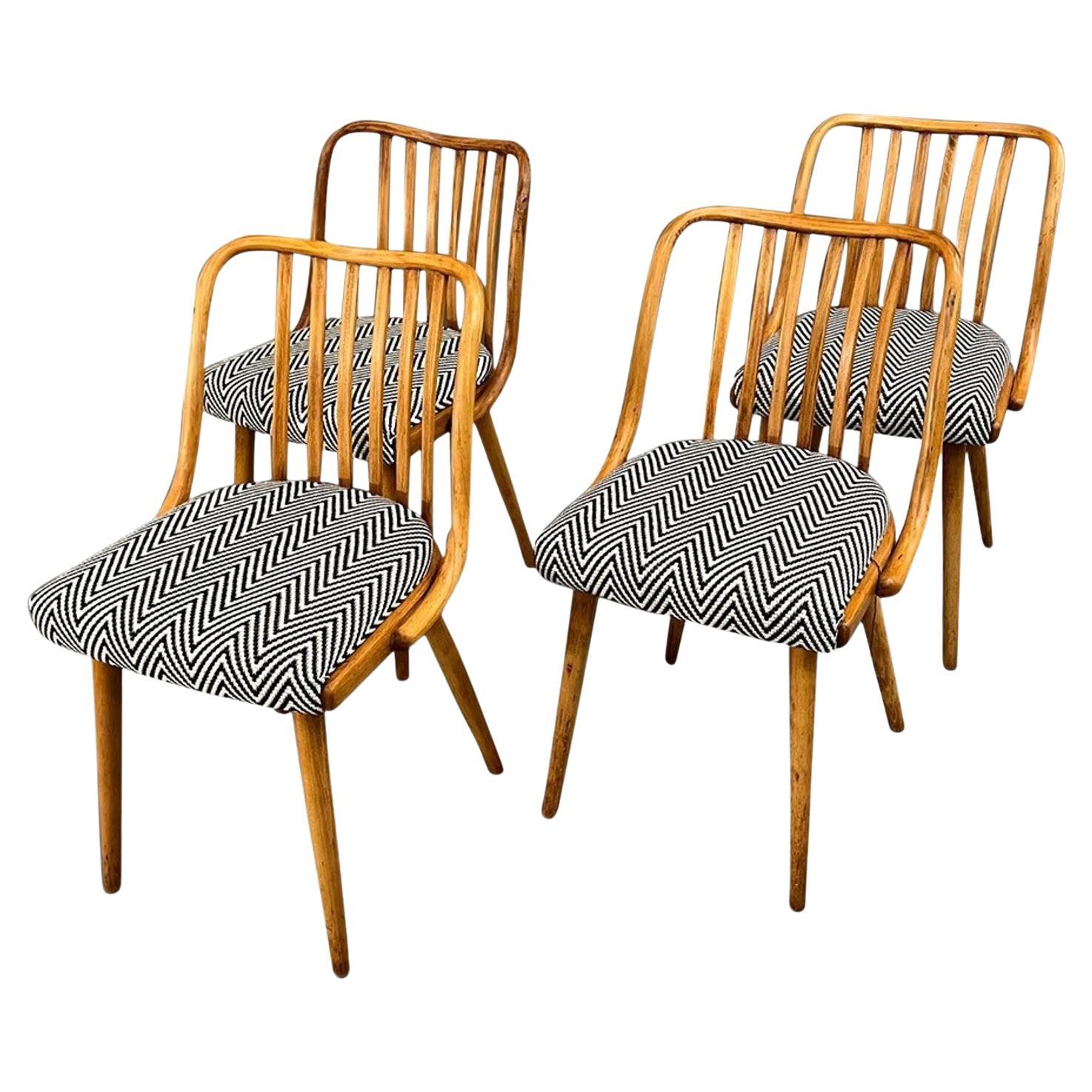 Curated MidCentury Dining / Office / Accent Chair with New Fur in the