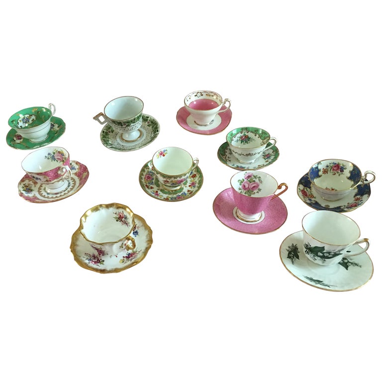 Tea Coffee Vintage Cup Set Vintage Teacup Collection For English